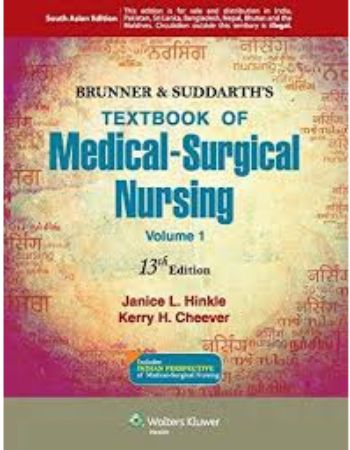 Brunner and Suddarths Textbook of Medical Surgical Nursing 13th Edition 2 Volume Sets