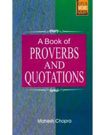 A Book Of Proverbs And Quatations