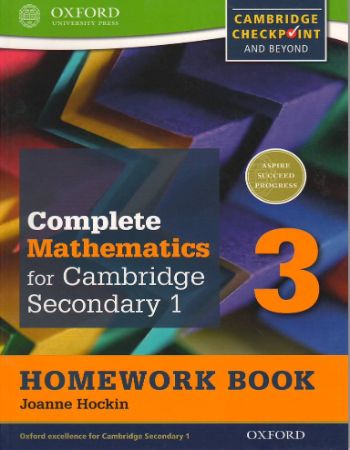 Complete Mathematics for Cambridge Secondary 1 Homework Book 3