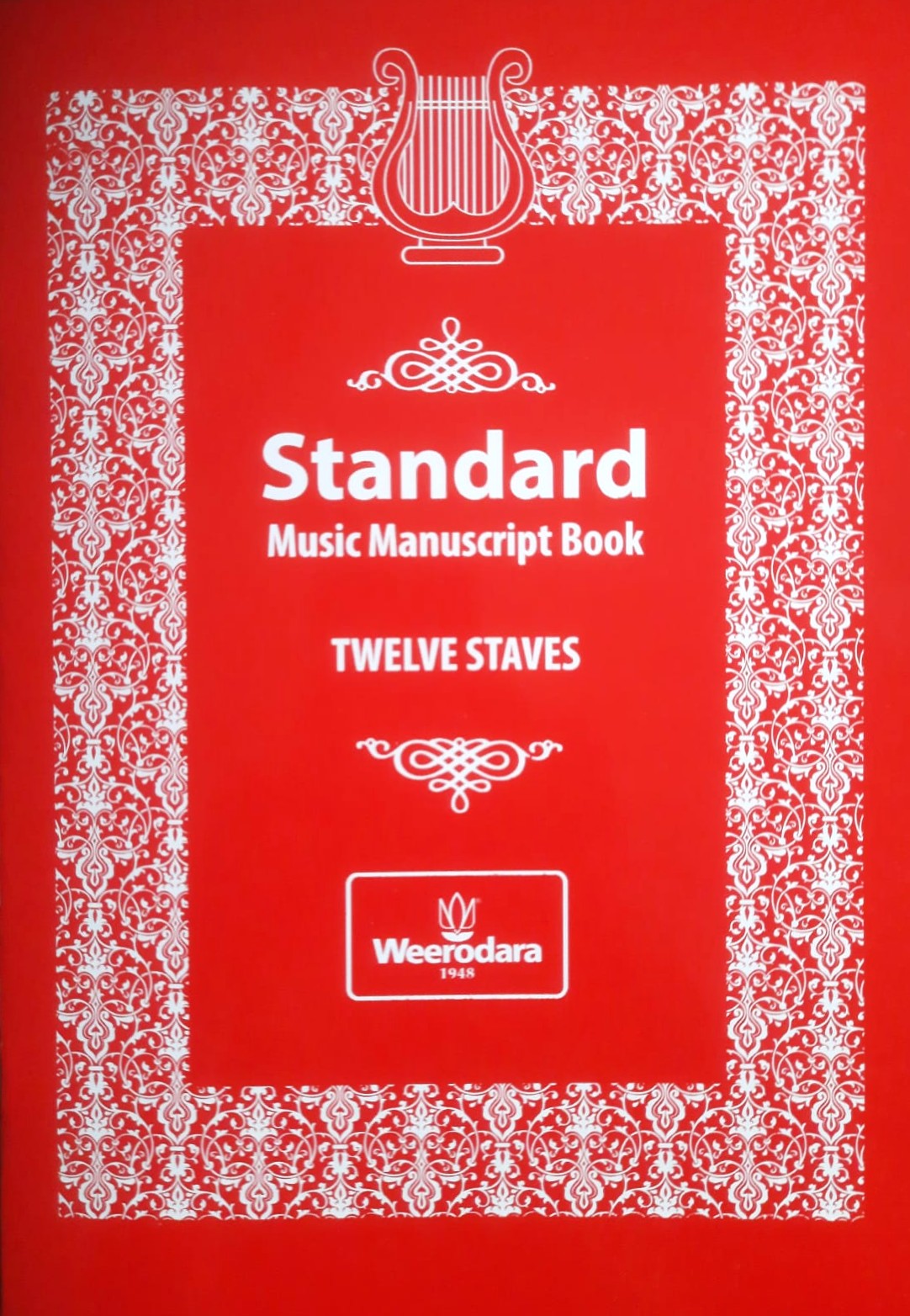 Weerodara Music Manuscript Book 80pgs