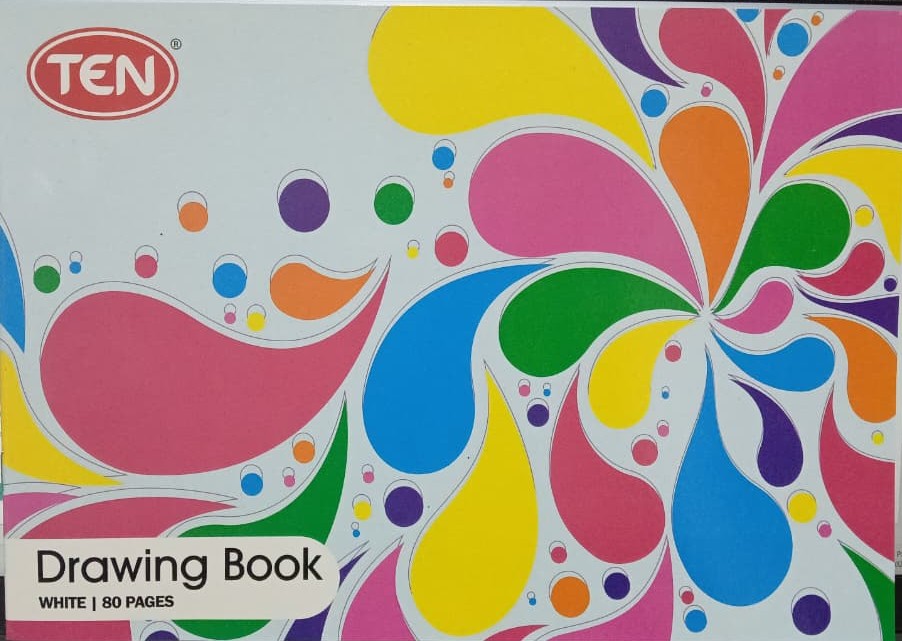 Ten A4 Drawing Book 80Pg