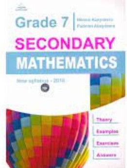 Secondary Mathematics Grade 7