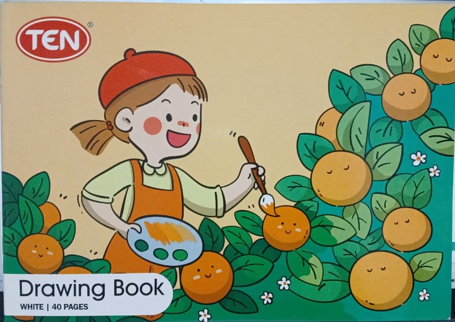 Ten A4 Drawing Book 40Pg