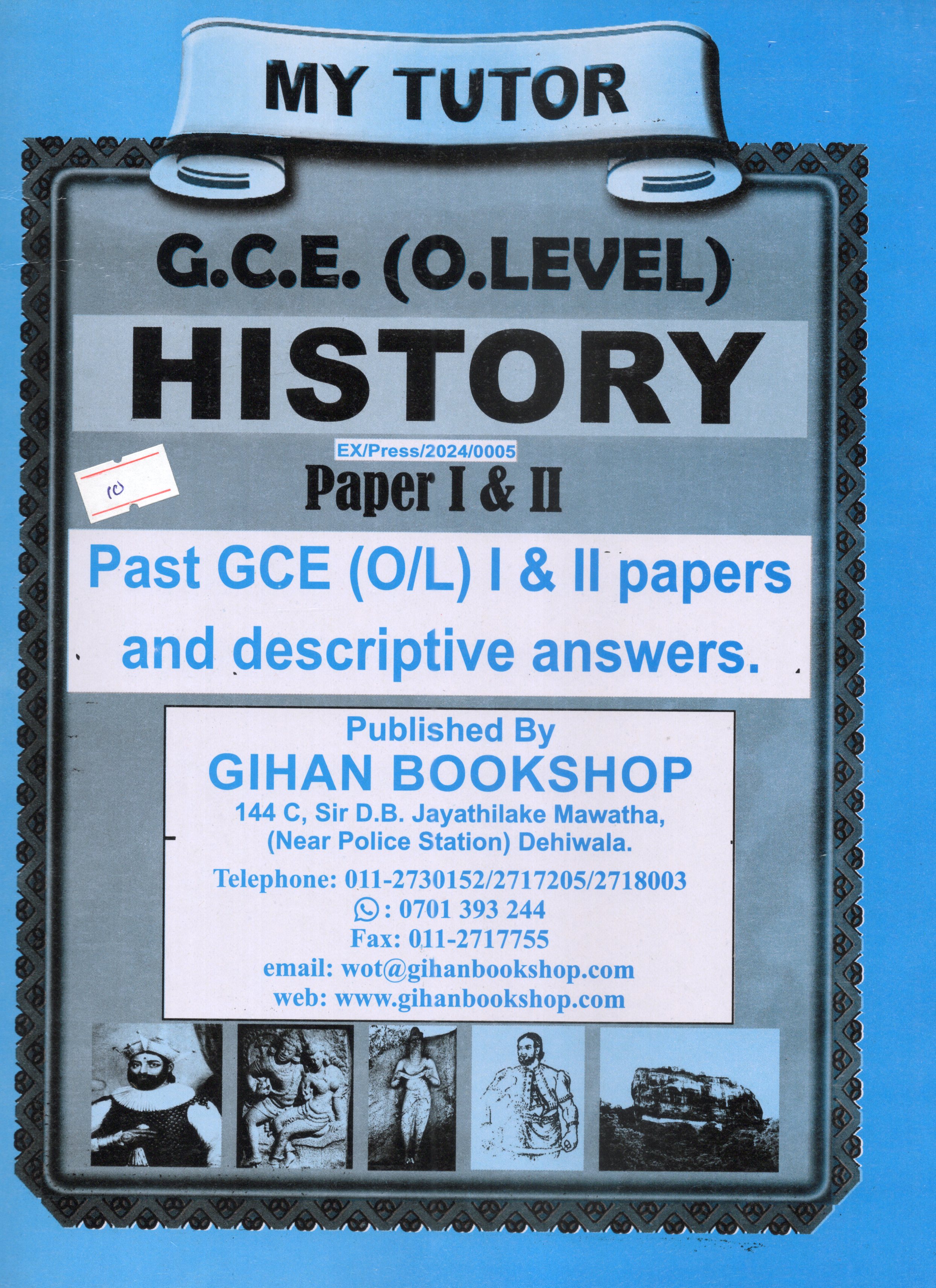 My Tutor O Level History Paper I and II : 2024