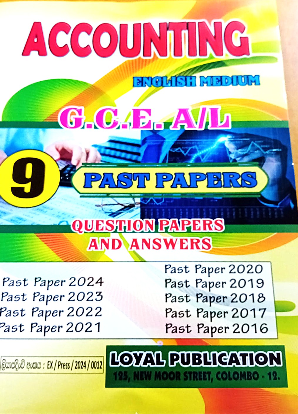 A Level Past Papers Accounting : 2016 - 2024