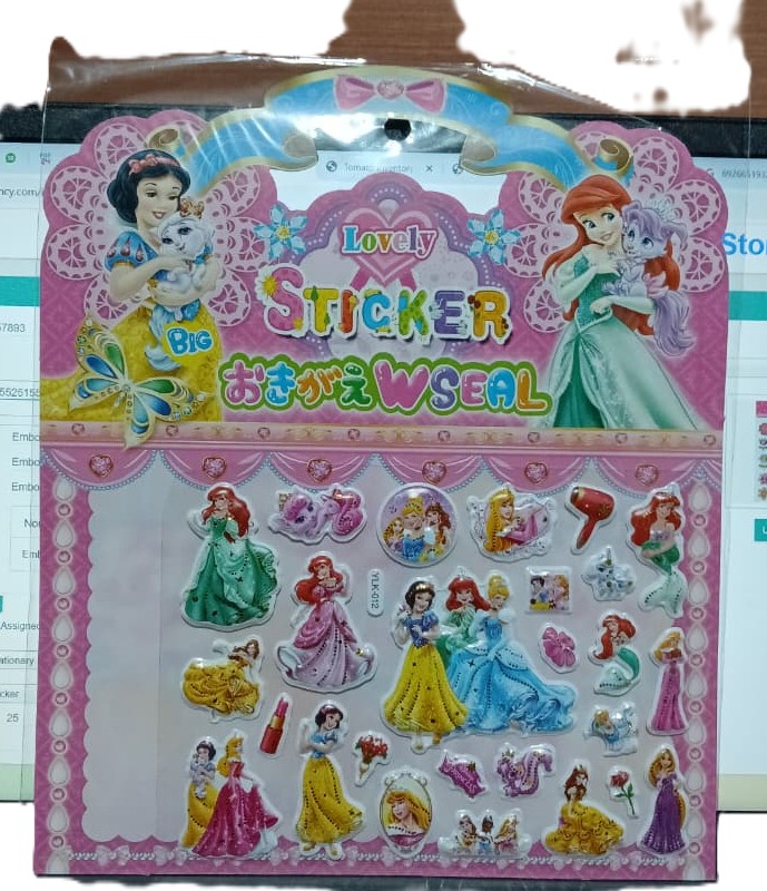 Embossed Stickers 4