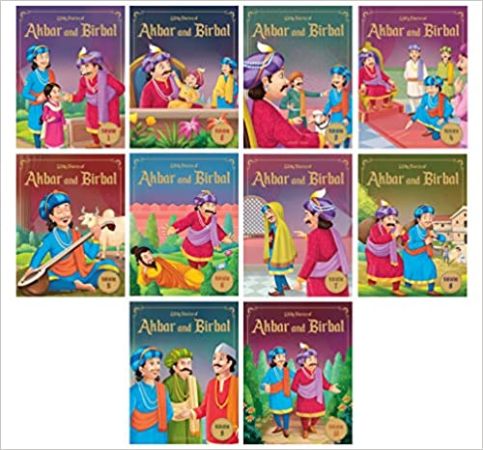 Witty Stories of Akbar and Birbal : Collection Of 10 Books
