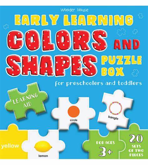 Early Learning Colors And Shapes Puzzle Box For Preschoolers And Toddlers