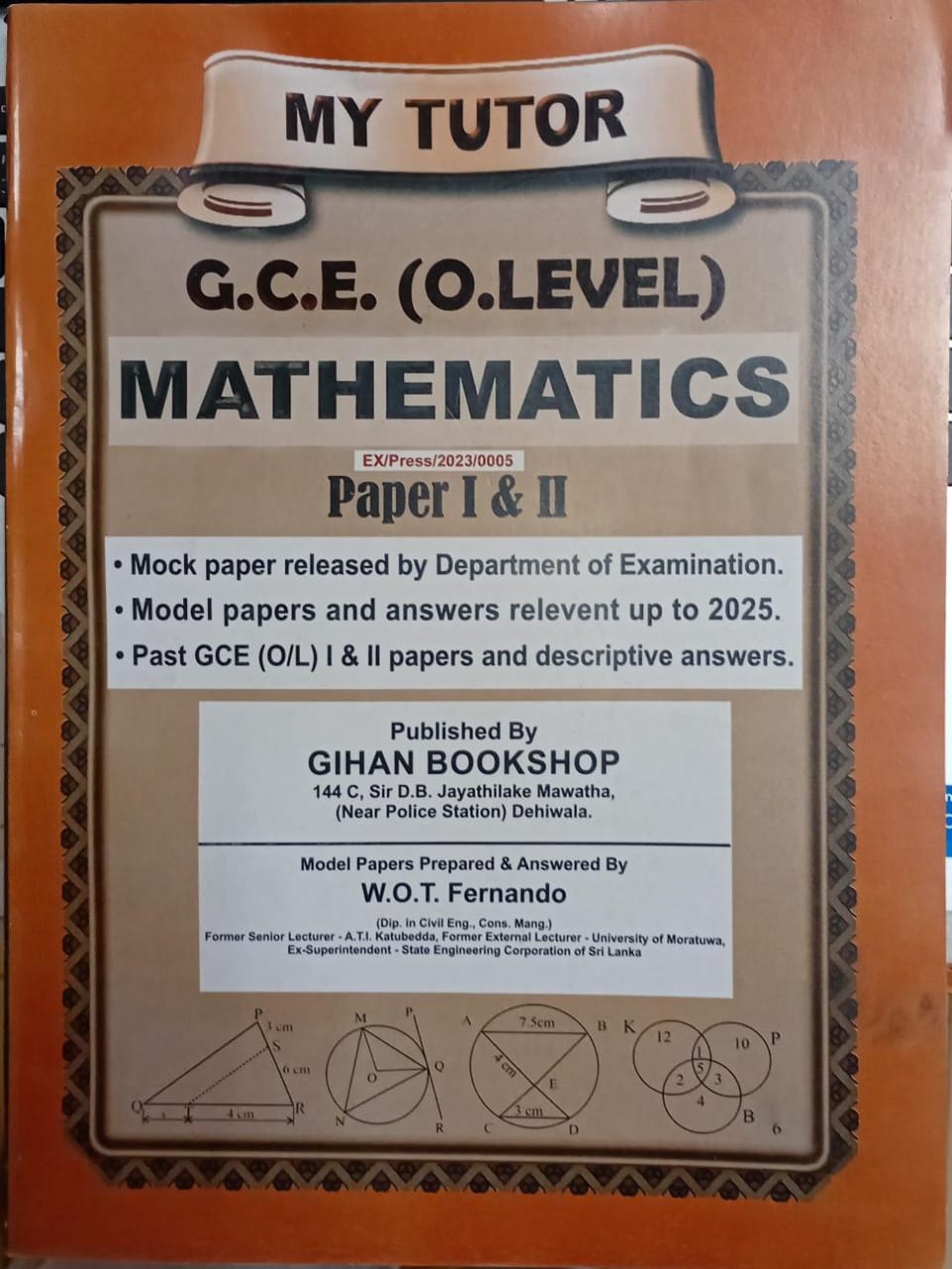 My Tutor O Level Mathematics Paper I and II	 : 2023 (OEB)