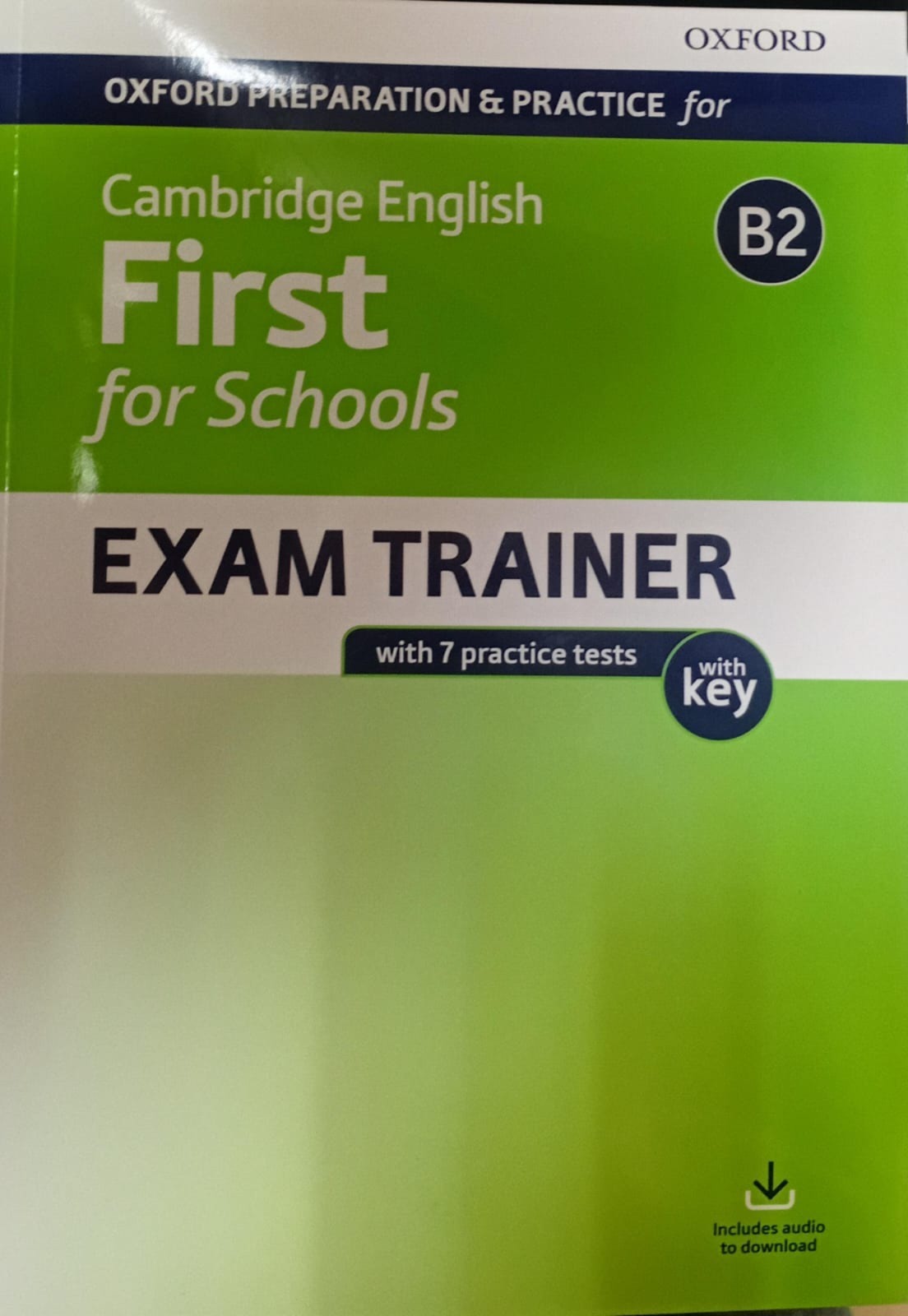 Cambridge English First for School Student s Book with Key Pack