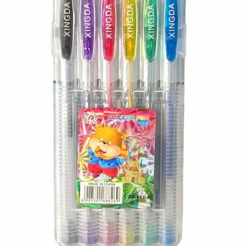 Glitter Pen 6 Colours