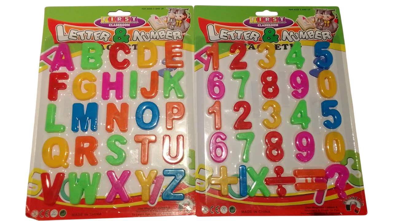 Magnetic Letter and Number