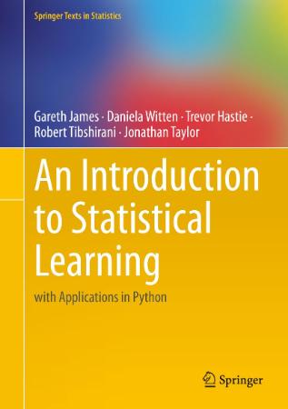 An Introduction To Statistical Learning : With Applications In Python