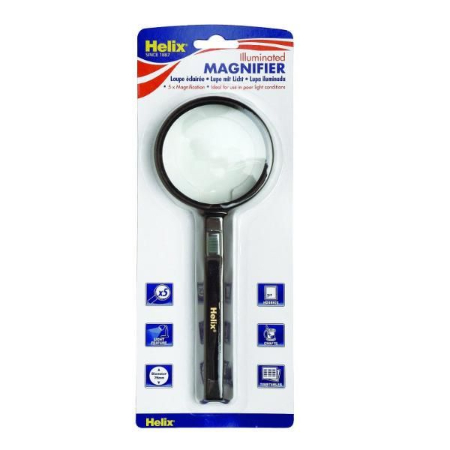 Helix Henheld Magnifire Glass 75mm