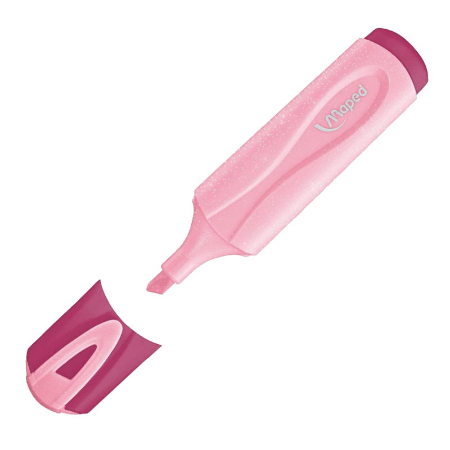 Maped Glitter Pastel Highlighter Pink