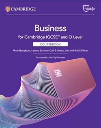 Business for Cambridge IGCSE and O Level Coursebook with Digital Access :4th Edition