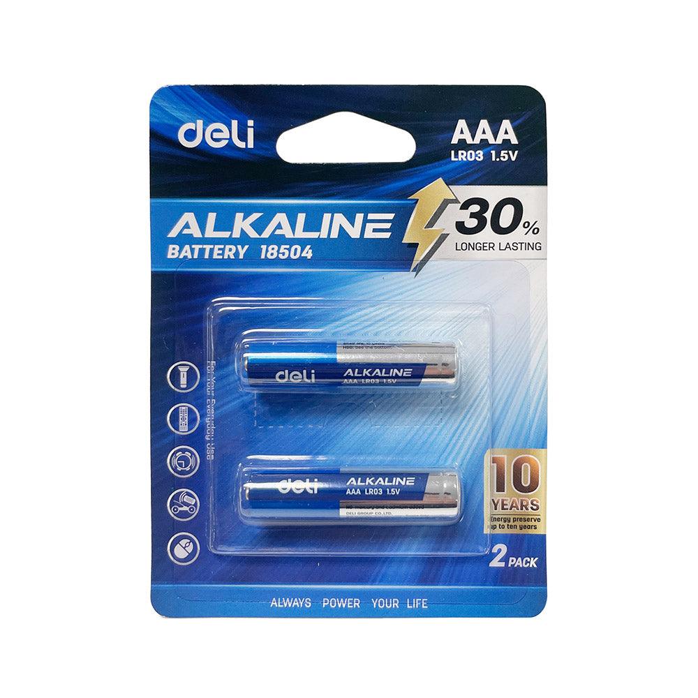 Deli AAA Alkaline Battery 2pcs