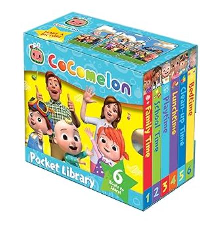 Cocomelon Pocket Library : 6 Book Set