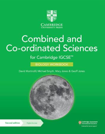 Cambridge IGCSE Combined and Co-ordinated Sciences Biology Workbook with Digital Access 2 Years : 2nd Edition
