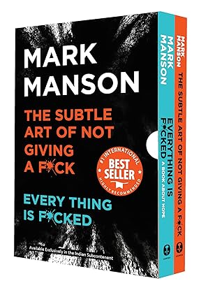 Mark Manson : 2 Box Set : Hardcover Edition