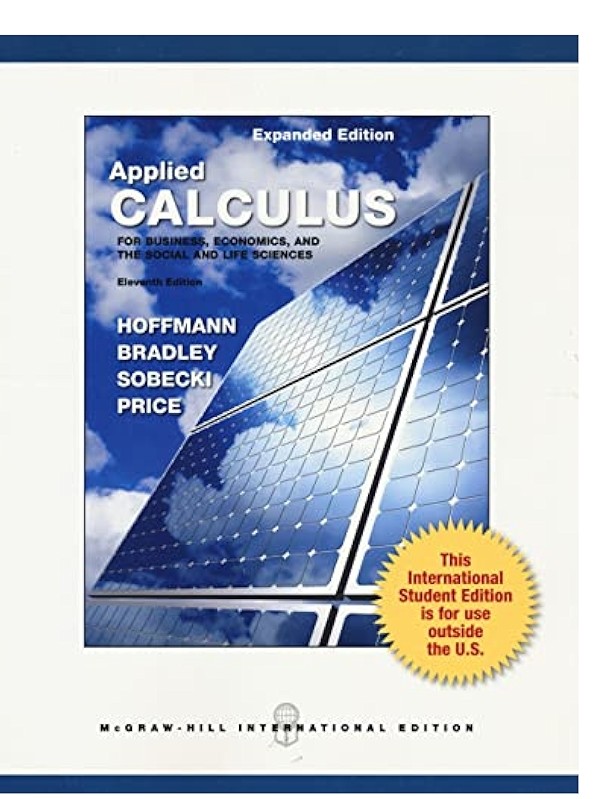 Applied Calculus for Business  Economics and the Social and Life Sciences