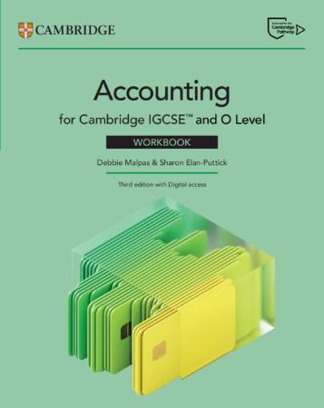 Cambridge IGCSE and O Level Accounting Workbook with Digital Access 2 Years : 3rd Edition