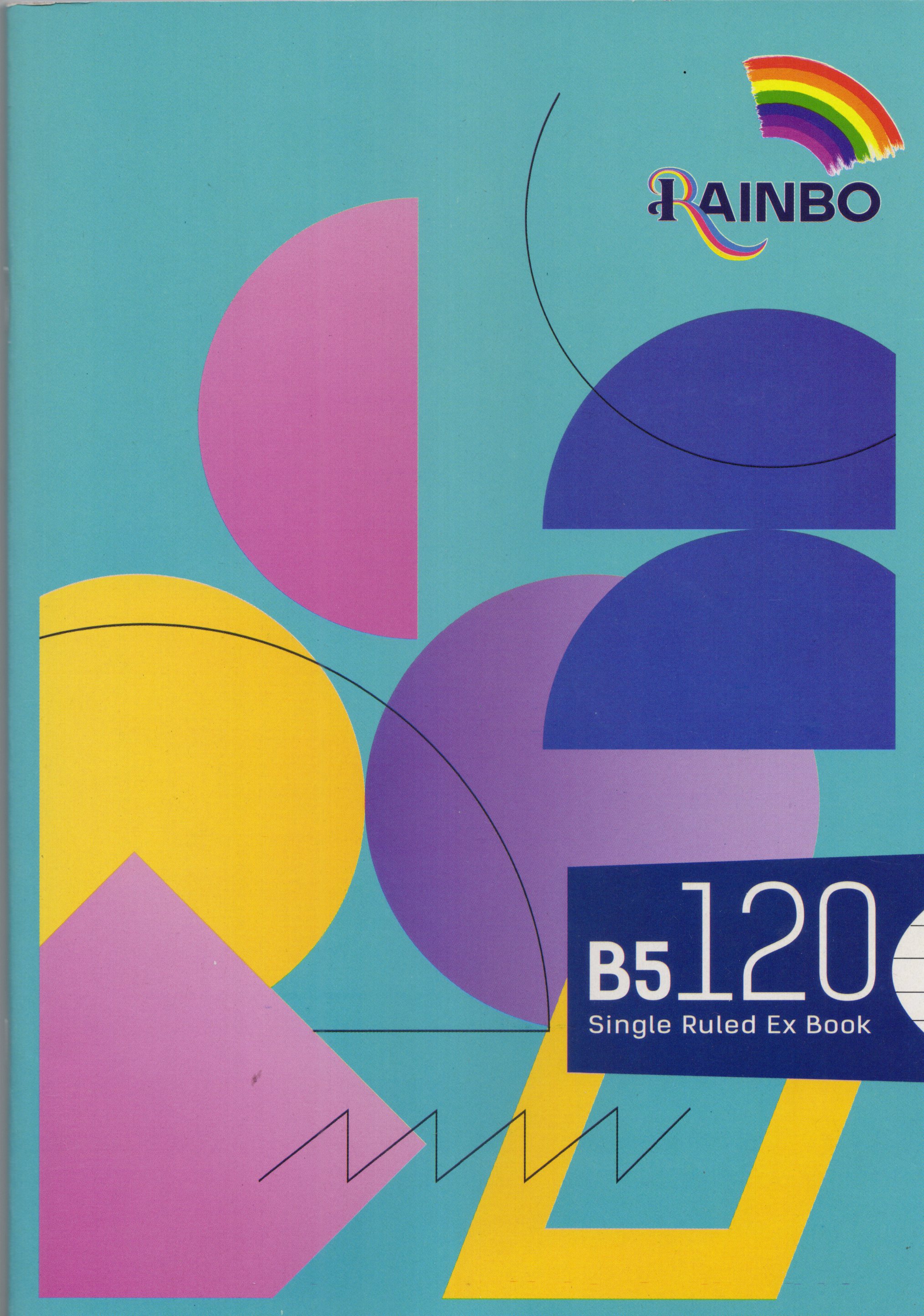Rainbo B5 Single Rule 120Pg