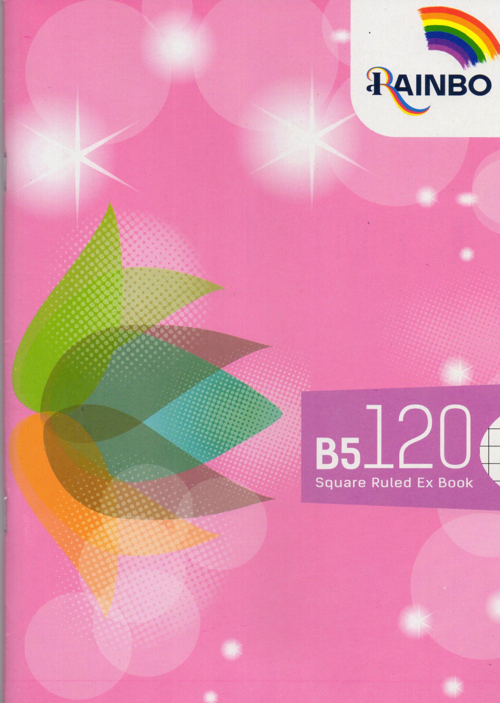 Rainbo B5 Square Rule 120Pg