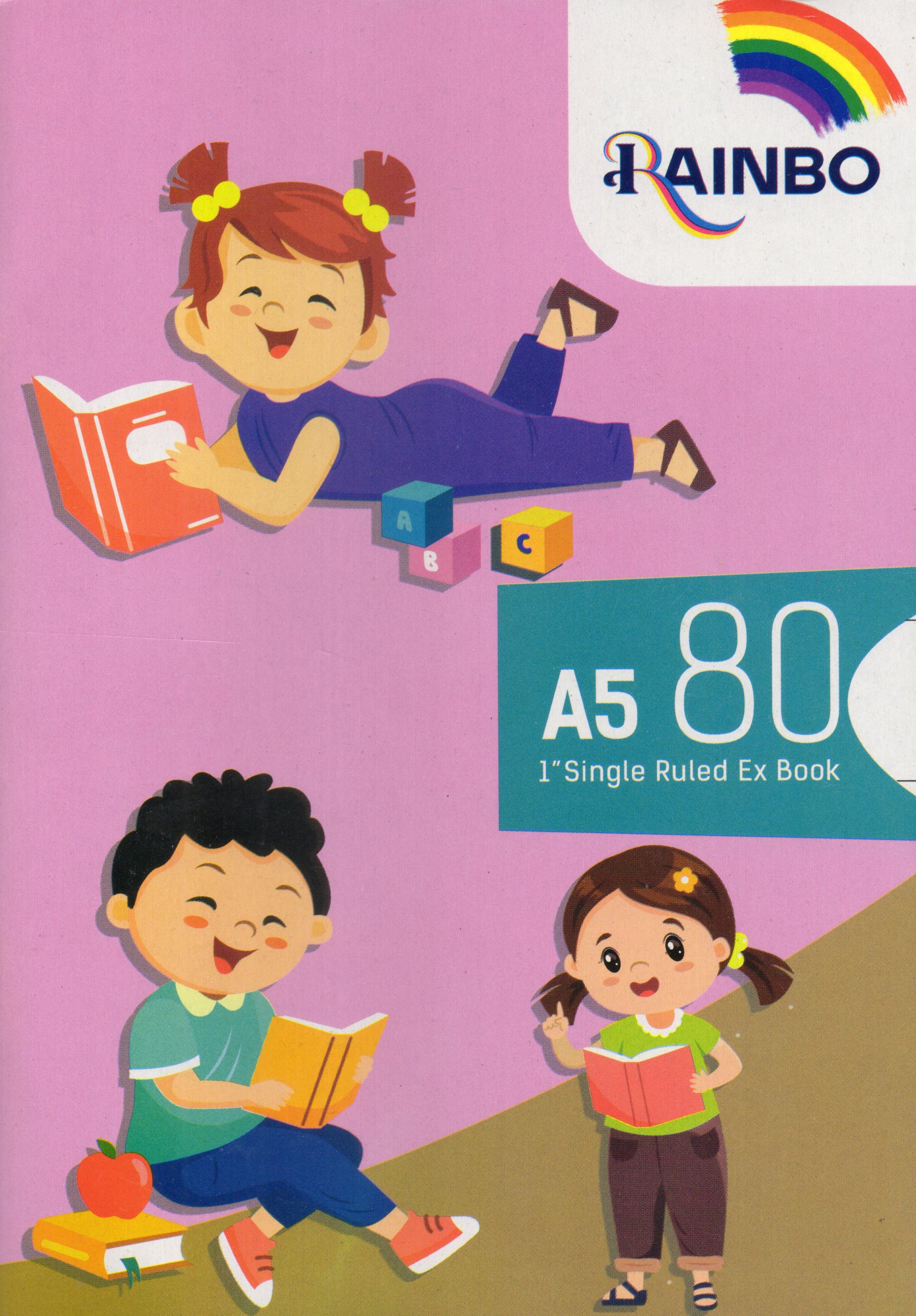 Rainbo Single Rule 1inc 80Pg