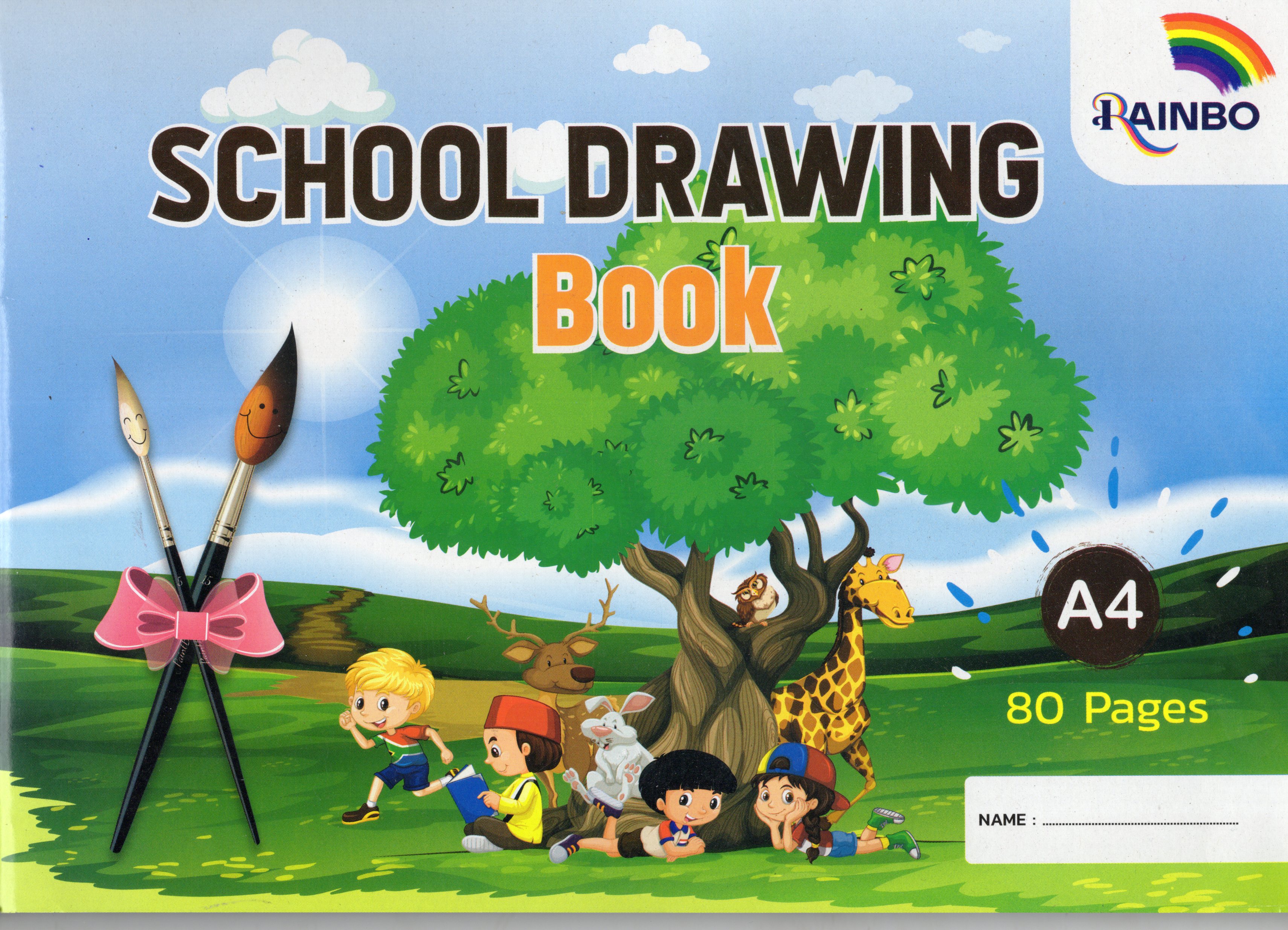 Rainbo A4 Drawing Book 80Pg
