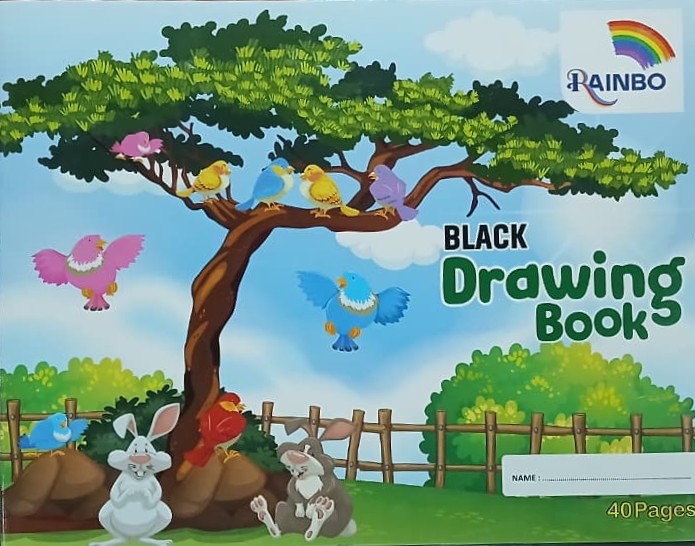 Ranibo A4 Black Drawing Book 40Pg