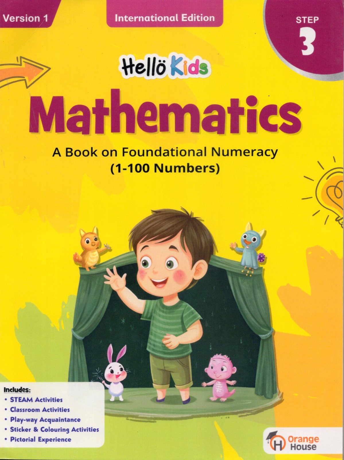 Hello Kids Mathematics Step 3 : A Text Book on Foundational Numeracy 1 100 Numbers