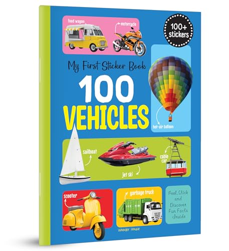 My First Sticker Book 100 Vehicles