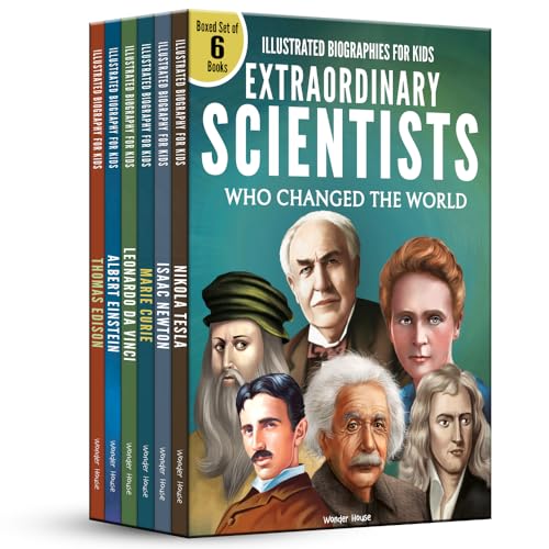 Illustrated Biography for Kids: Extraordinary Scientists who Changed the World : Box Set of 6 Books