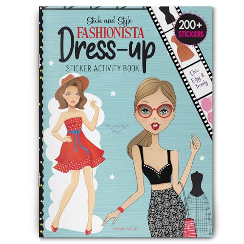 Stick And Style Fashionista Dress Up Sticker Activity Book