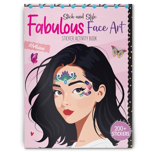 Stick and Style : Fabulous Face Art Sticker Activity Book