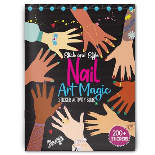 Stick And Style Nail Art Magic Stickers Activity Book