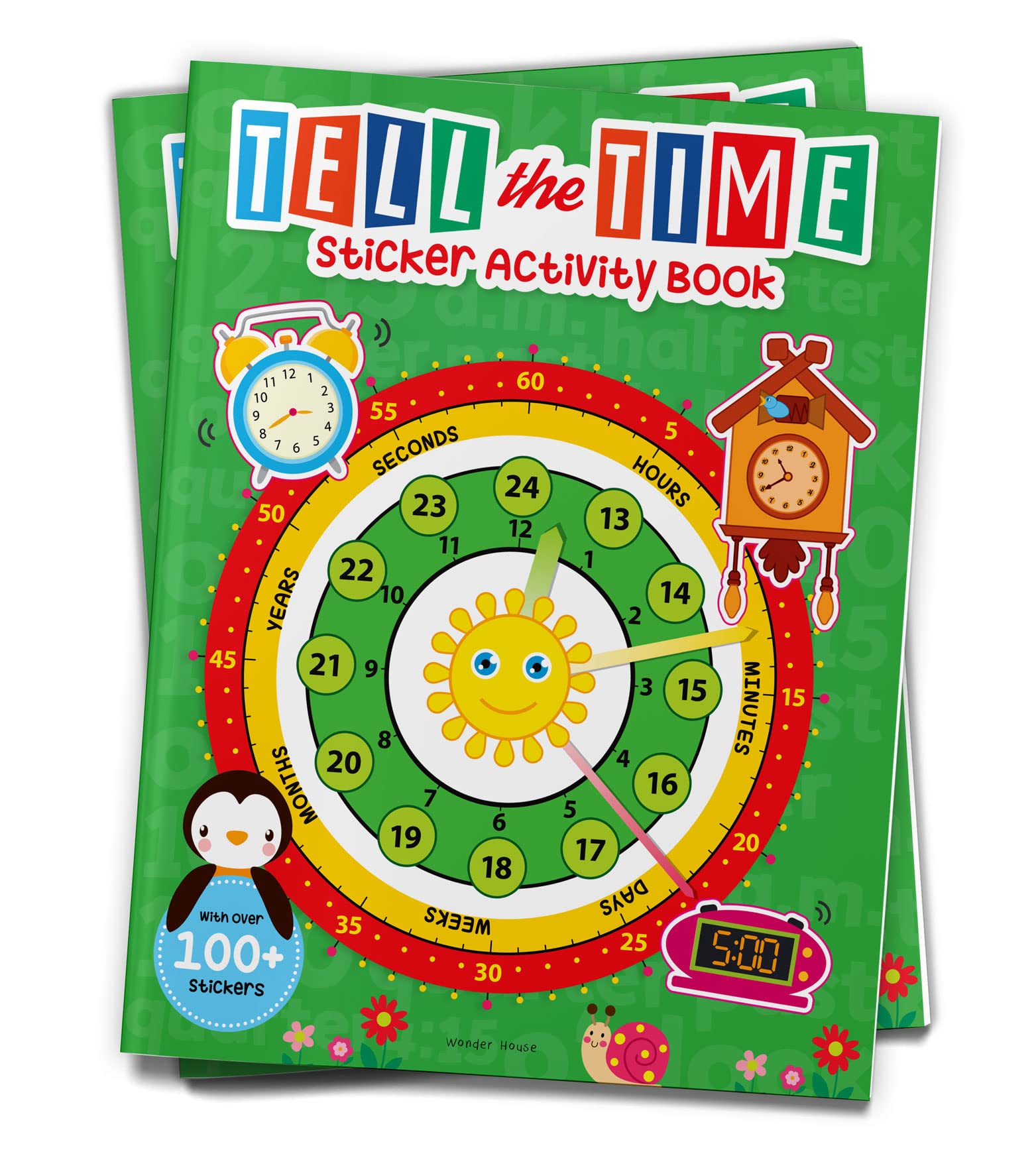 Tell the Time Sticker Activity Book : 100+ Stickers
