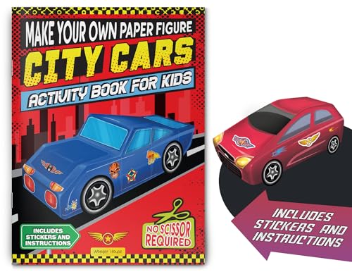 City Cars Activity Book for kids