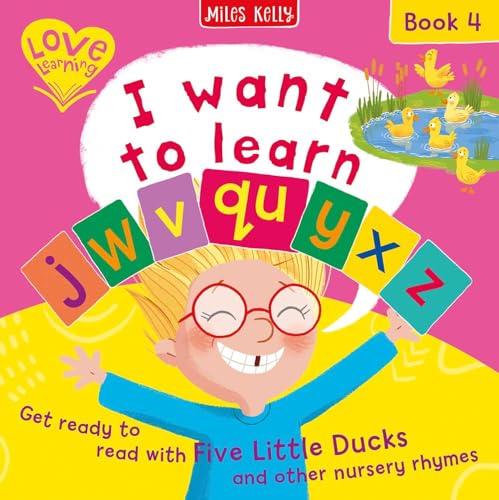I Want to Learn: J W Q UU X Y Z : Book 4