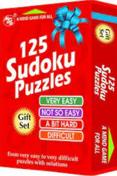 125 Sudoku Puzzles : Set of 4 Books