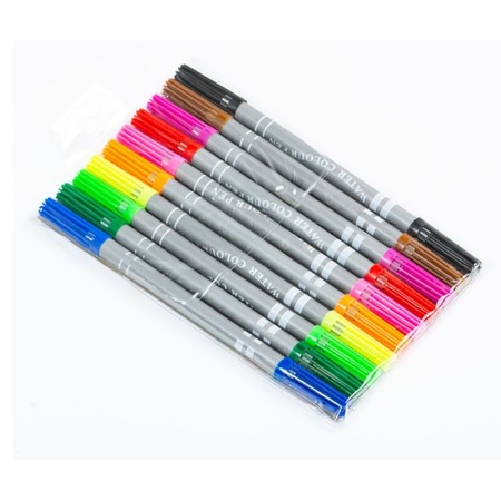 Dual Point Water Color Marker 10Pcs : 108-10