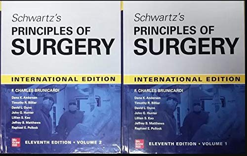 Schwartzs Principles of Surgery Volume 1 and 2 : 11th Edition