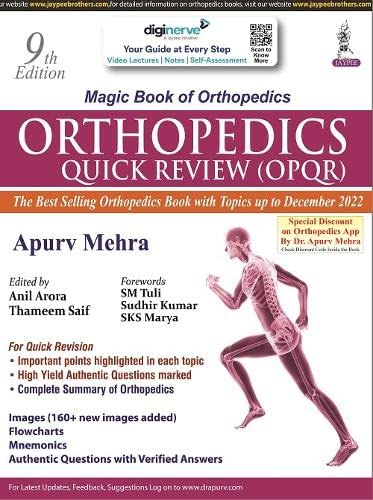 Orthopedics Quick Review - OPQR