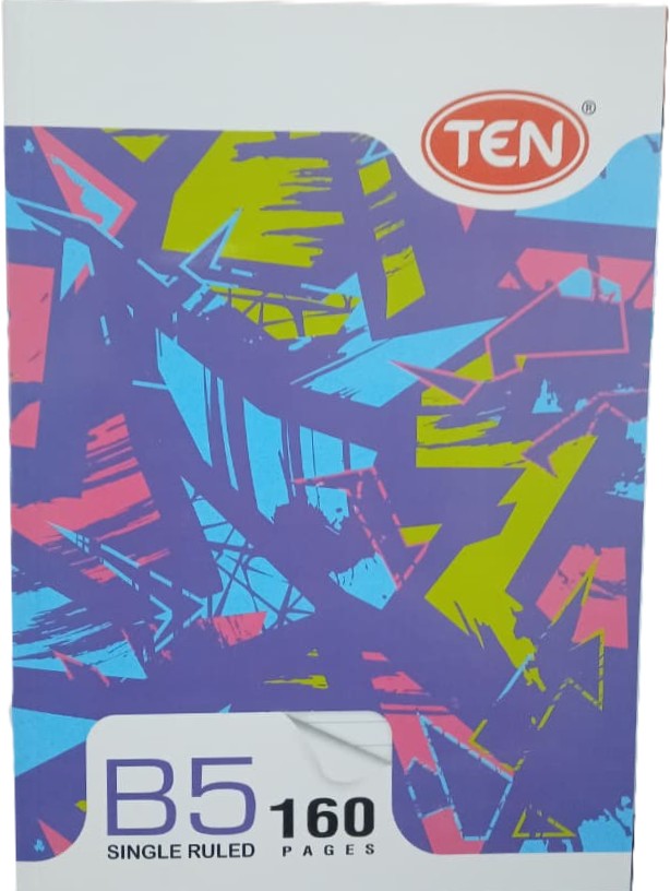 Ten B5 Single Rule 160Pg