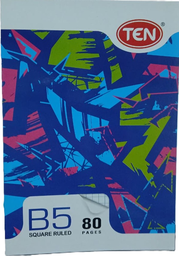 Ten B5 Square Rule 80Pg