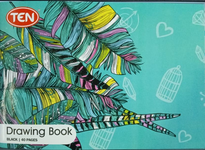 Ten Drawing Black 40Pg