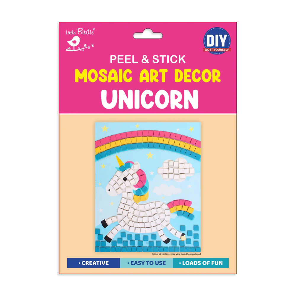 Peel And Stick Mosaic Art Decor Unicorn