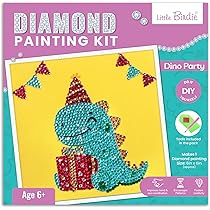 DIY Diamond Painting Kit Dino Party
