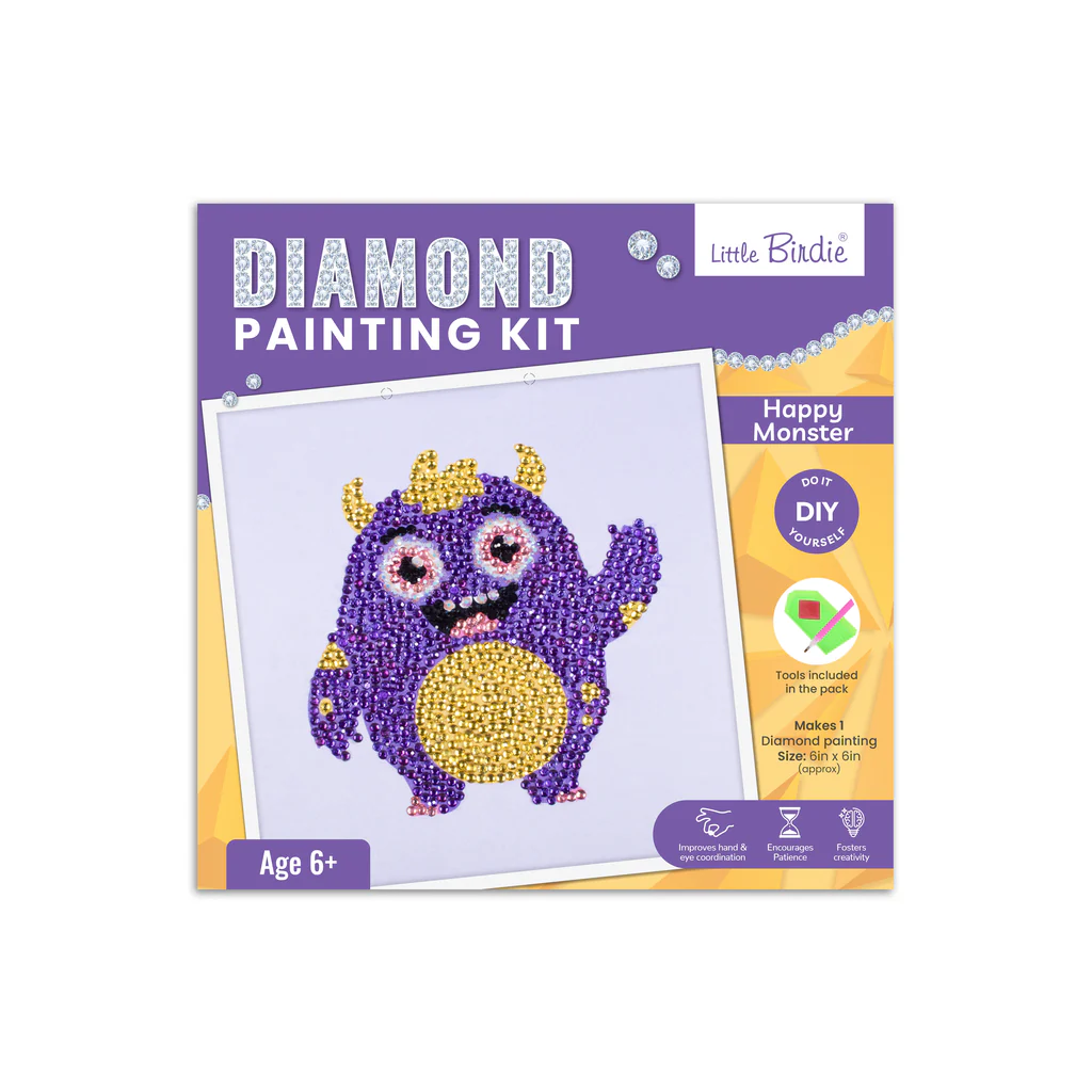 DIY Diamond Painting Kit Happy Monster